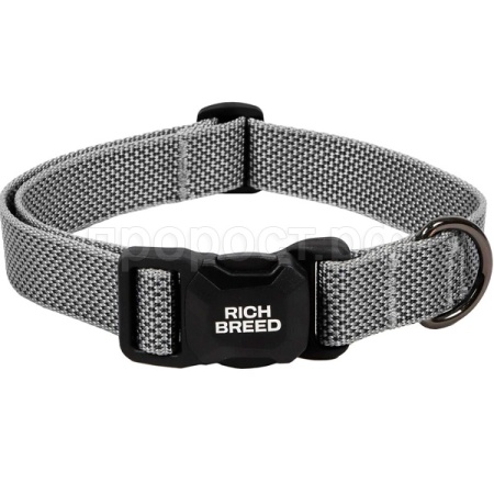 Ошейник магнитный суперзамок L 25" 33-55 А-3 серый