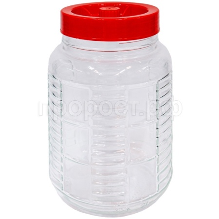 Стеклобанка 7л 82-032-ГВ163 с пласт. крышкой(гидрозатвор) /2шт/
