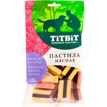 Лакомство С Пастила мясная с баранина/клюква/мед 130г/025376 ЧЗ