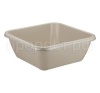 Таз 12л квадратный латте М2578 /-пласт