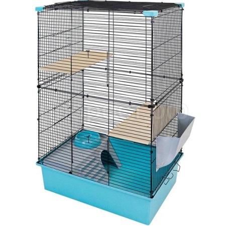 Клетка д/грыз CRAFT Шиншилла-2 58х40х65,5см разборная без наполнения бир-черн/43062бир-черн/Дарэленд