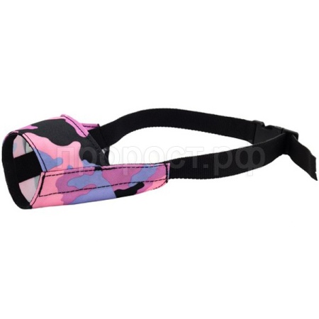 Намордник нейлон №4 принтованый розовый/13040004-12/Каскад