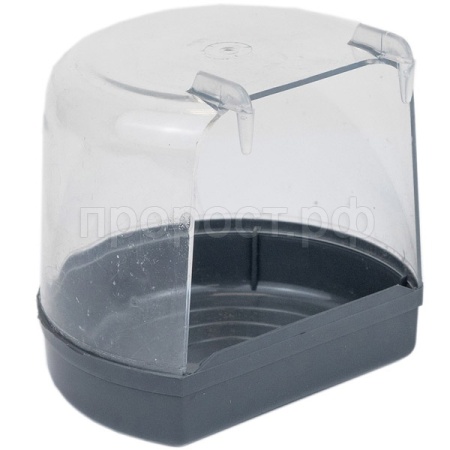 Купалка д/птиц внешняя 12*9*11см серая/5155сер/Дарэлл