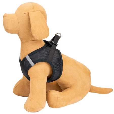 Шлейка текстиль 3х-слойн Кай №2 Кордюра + 3D сетка грудь 25-29см черная/035102черн/Дарэлл