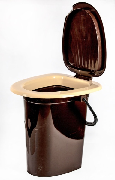 Ведро-туалет шоколадный 01005