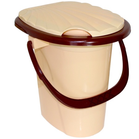 Ведро-туалет 17л с крышкой  