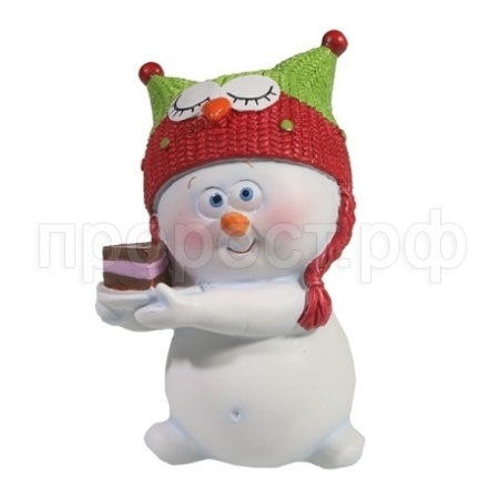 Фигура Снеговик L8,5W7,5H11,5  714524/W080