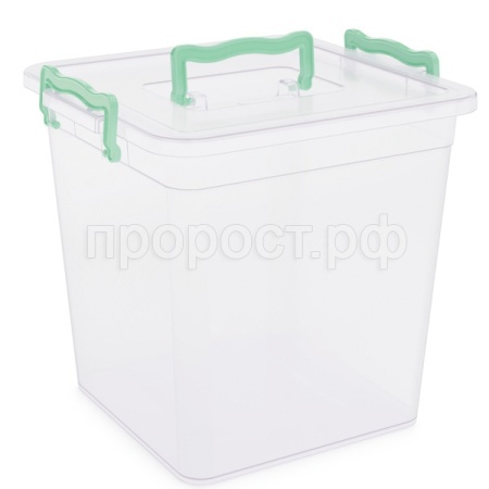 Контейнер д/хранения 12л квадрат. с ручками М5240 /8шт/Альтерн Контейнер д/хранения 12л квадрат. с ручками М5240 /8шт/Альтерн