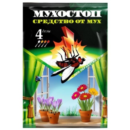 Приманка от мух Мухостоп 10гр гранулы Приманка от мух Мухостоп 10гр гранулы