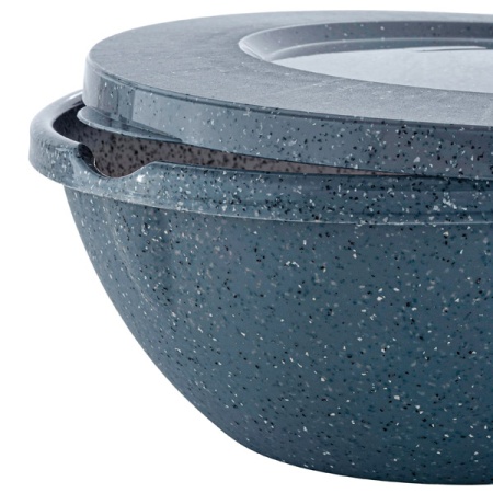 Миска 3л Plast Team Stone с крышкой темный камень PT1075 /20шт/ПТ Миска 3л Plast Team Stone с крышкой темный камень PT1075 /20шт/ПТ