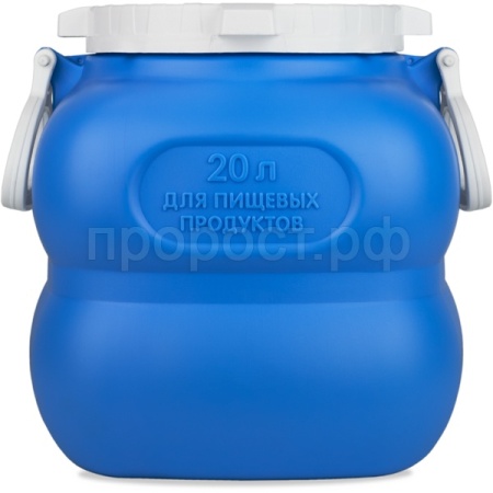 Фляга (бочка) 30л Гусеница с крышкой /Дон