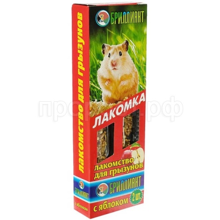 Лакомство для грызунов с Яблоком Палочки Лакомка  Лакомство для грызунов с Яблоком Палочки Лакомка