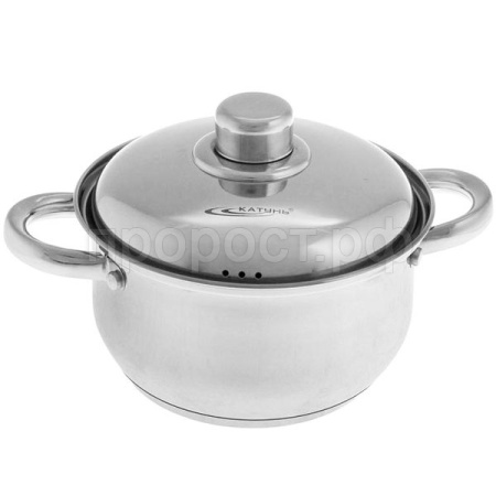 Кастрюля 1,8л металл. ГРЕТТА-МК кр. индукц. дно КТ04-D-18М /8шт/Катунь