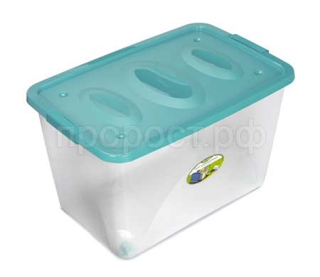 Ящик универс. Астело 54л 60*40*36см на колесиках бирюзовый С666БИР /3шт/Мартика Ящик универс. Астело 54л 60*40*36см на колесиках бирюзовый С666БИР /3шт/Мартика