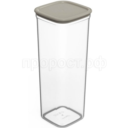 Контейнер д/сыпуч. прод. 2л Смарт пыльно-серый С415ПСЕР /15шт/Мартика