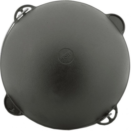 Казан татарский 12л чугунный D32 с крышкой-сковородой и дужкой 