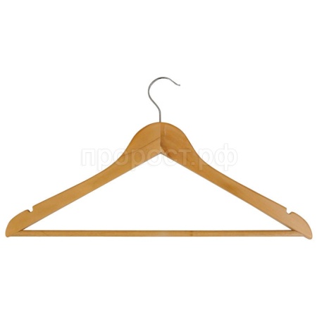 Вешалка W2-Р деревянная с перекладиной (эконом) 311362 Вешалка W2-Р деревянная с перекладиной (эконом) 311362