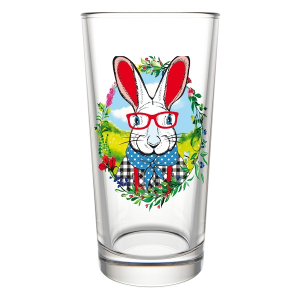 Набор стаканов Зайцы пижоны (6шт) 230мл/146-Д  Набор стаканов Зайцы пижоны (6шт) 230мл/146-Д