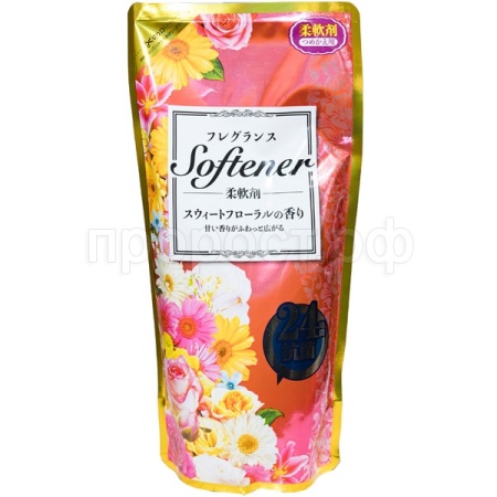 Кондиционер д/белья "Softener Sweet Floral" 450мл антибак. аромат цветочный м/уп 827363 /20шт/