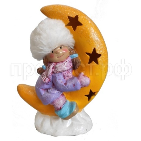 Фигура Девочка обнимает месяц 716413/W242