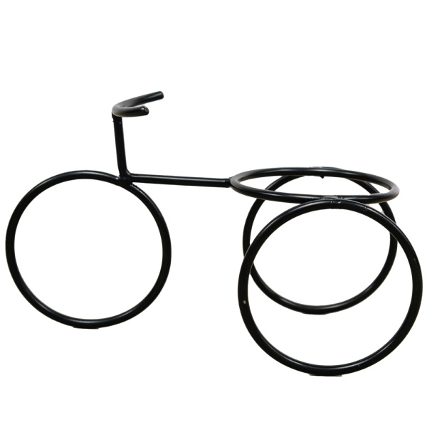 Подставка Настольная РЗДИ Велосипед мини 1 горшок черный