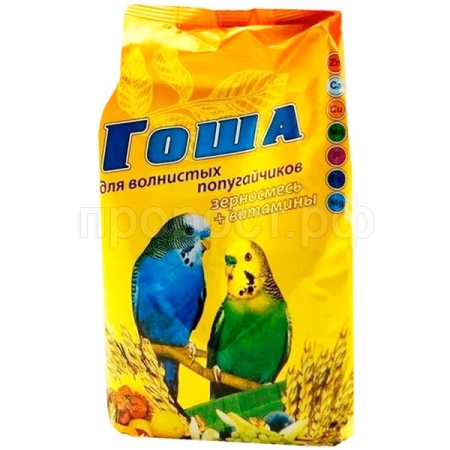 Корм для попугаев Гоша Витамины 500гр